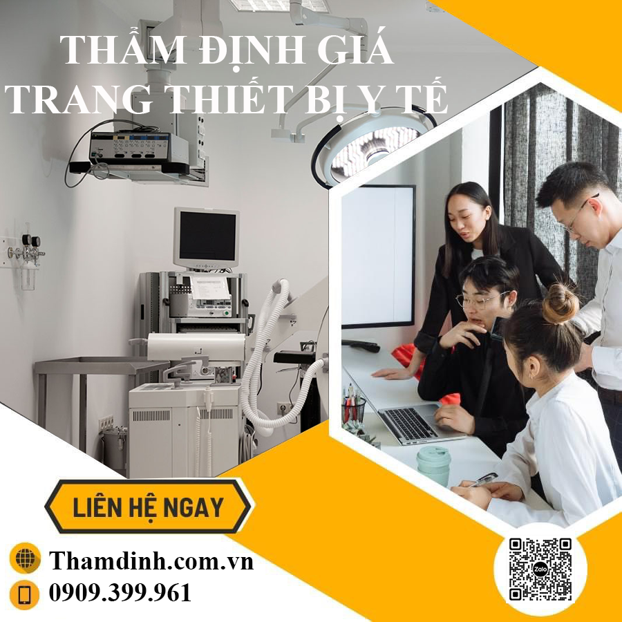 Thẩm định giá thiết bị y tế nhanh chóng